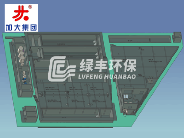 江西加大集团3000m?/d屠宰猪废水处理工程